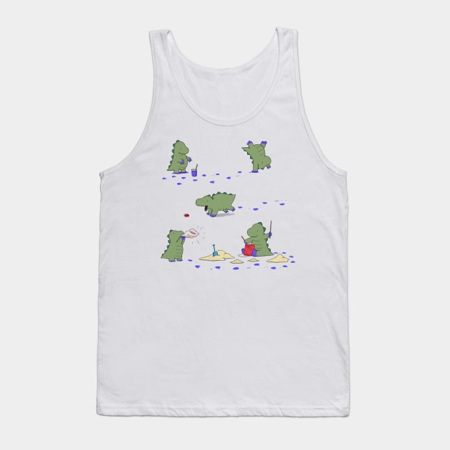 Rory Paint Tank Top by Liz Climo